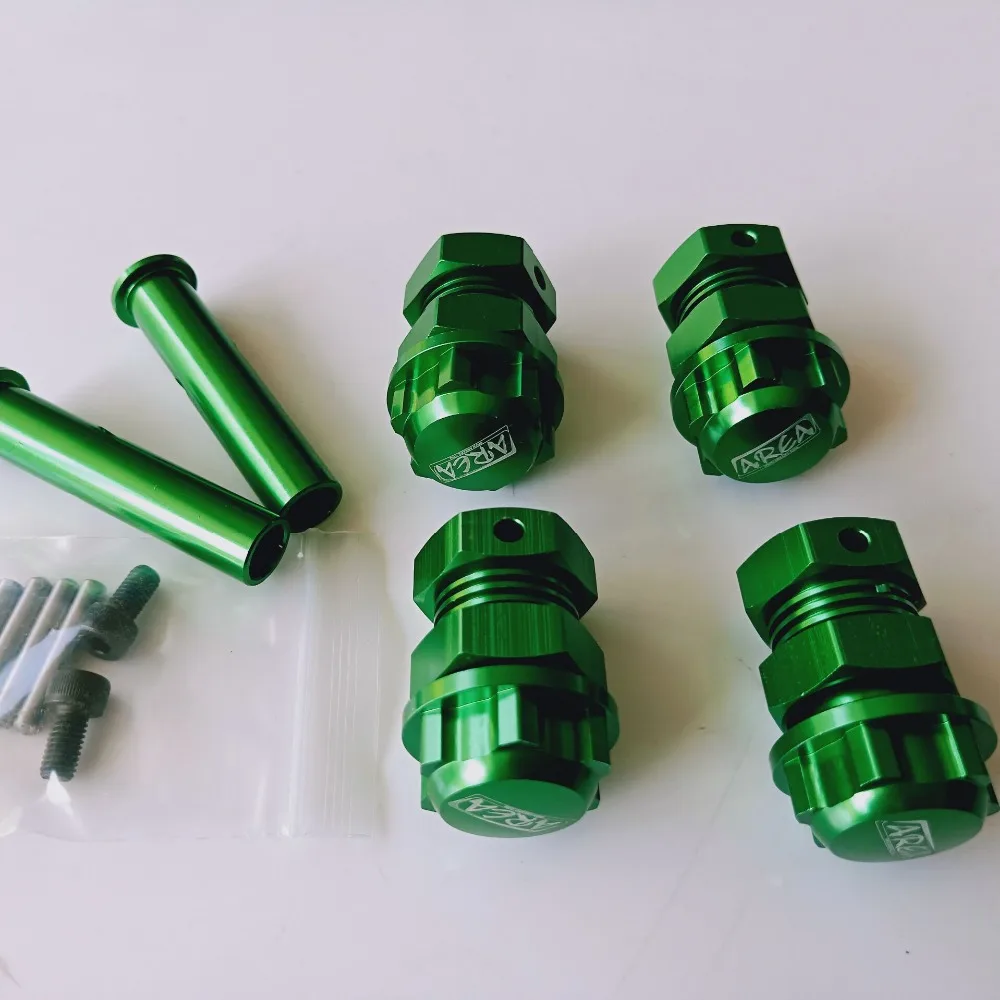 

Area rc alloy CNC wheel nut + extender axle for HPI baja 5b 5t 5sc 1/5 rc car
