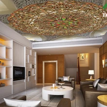 3D-0137 арабский алмаз ПВХ стретч-пленка потолочный материал с потолочный светильник для украшения жизни