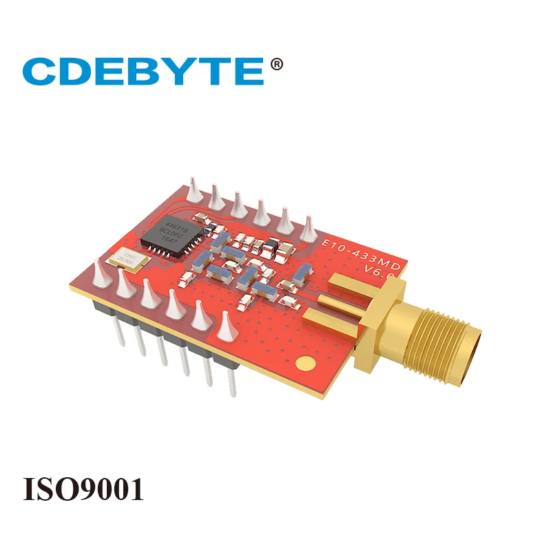 E10 433MD SMA большой диапазон SI4463 433 МГц 100 мВт антенна IoT uhf беспроводной