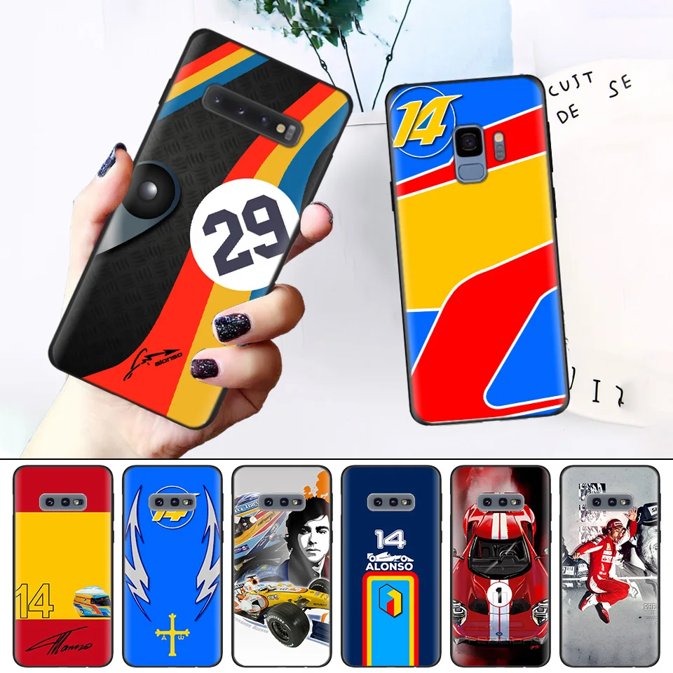 

Phone Pattern for Samsung Galaxy S8 S9 S10 S10e S10 Plus M20 S6 S6edge S7 S7edge Messages Silicone Soft Case Fernando Alonso