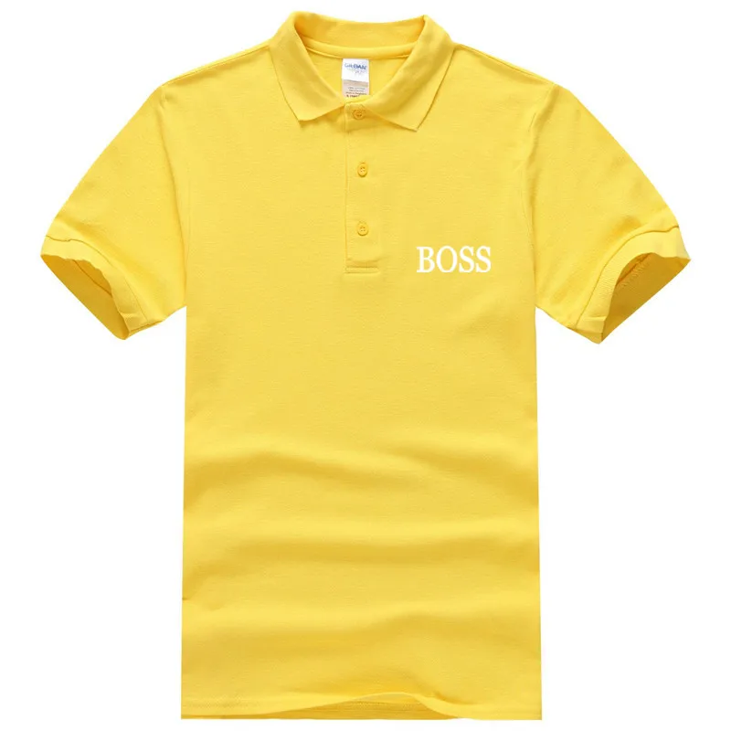 Для мужчин мужские Поло рубашка BOSS печатных поло s рубашки для мальчиков Новинка