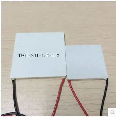 

55x55MM 7V 1.25A 55x55 Thermoelectric Power Generation Peltier Module TEG1-241-1.4-1.2