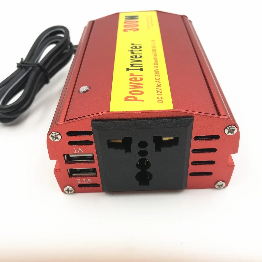 300W with USB Home Car Power Inverter Converter DC 12 V 220 V Car