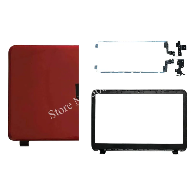 Red B and Hinges Lcd задняя крышка/lcd передняя рамка/Петли для hp 15-r009ns 15-r010ns 15-r011ns 15-r012ns 15-r127nf 15-r128nf 15-r130nf 15-r132nf - Цвет: Red B and Hinges