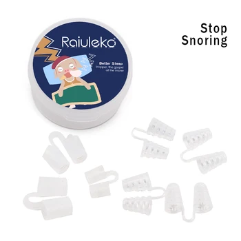 

Anti Snore Apnea Nose Clip Anti-Snoring Breathe Easy Snore Stopper Aid Nasal Dilators Device Congestion Aid No Strips Cones