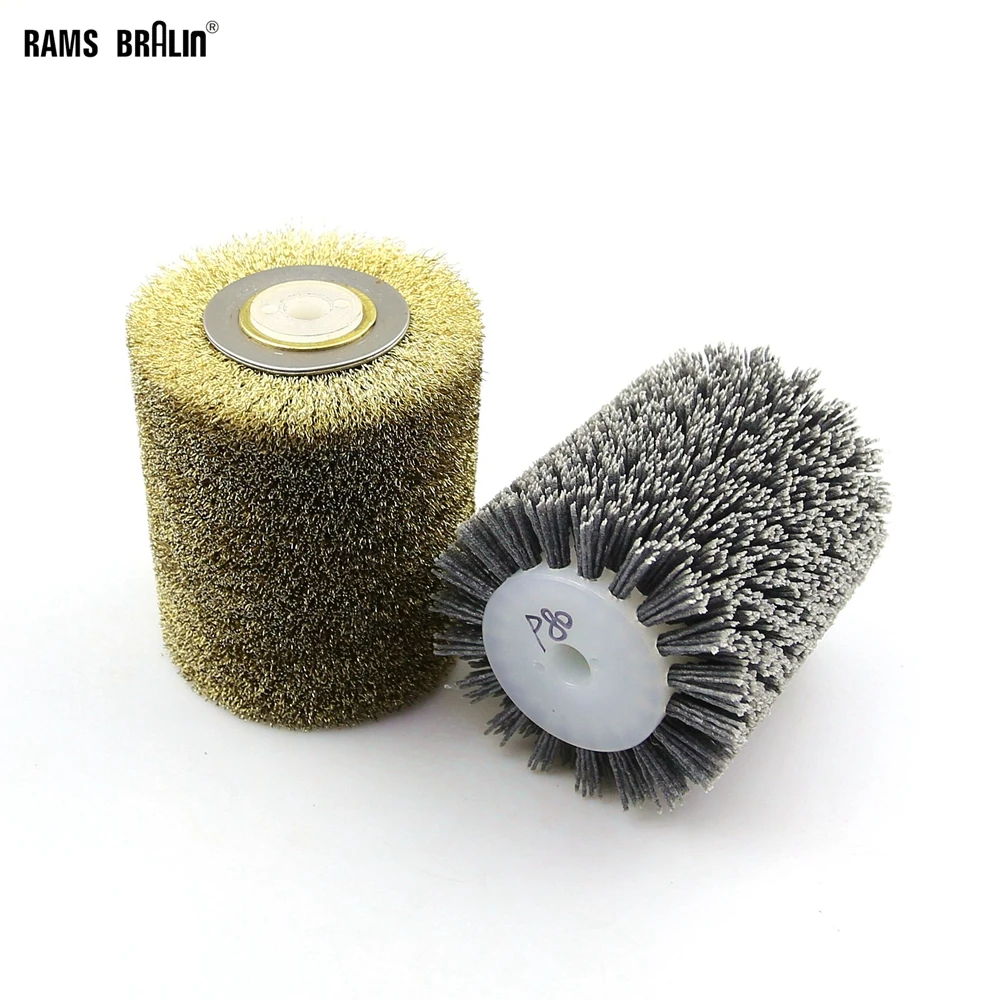 

2 in 1 Polishing Wheel Brush for Wood Metal Surface Conditioning 100*120*13mm 9741 Wheel Sander Set