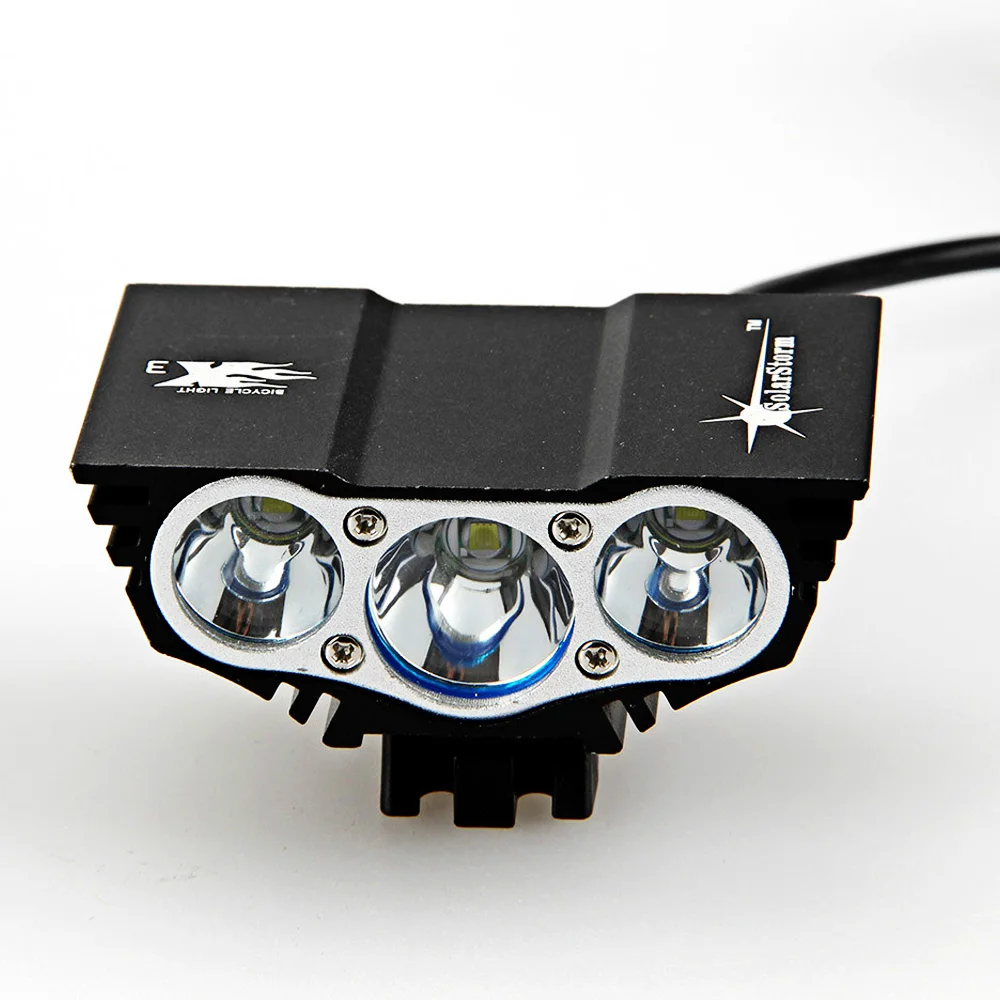 High Quality Waterproof Solarstorm 3 T6 Bicycle Bike Light 8000 Lumens XM-L LED 4 Modes Bike Bicycle Front headLight+ O ring