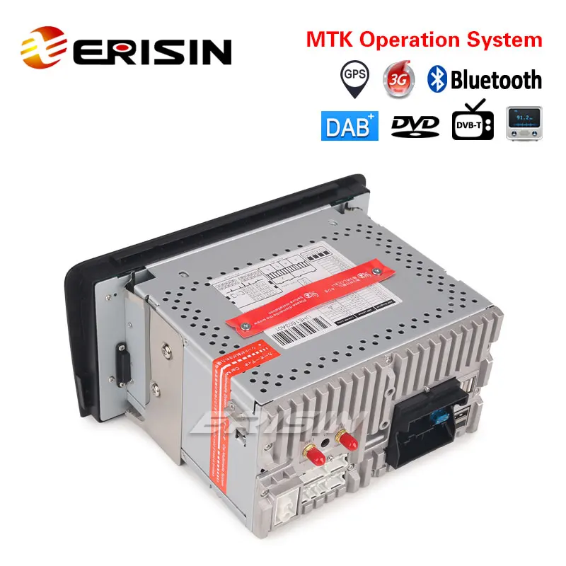 Erisin ES7147A Wince 6 0 2 Din 7 дюймовый автомобильный DVD плеер MTK GPS Sat Nav 3G DAB + Bluetooth система для