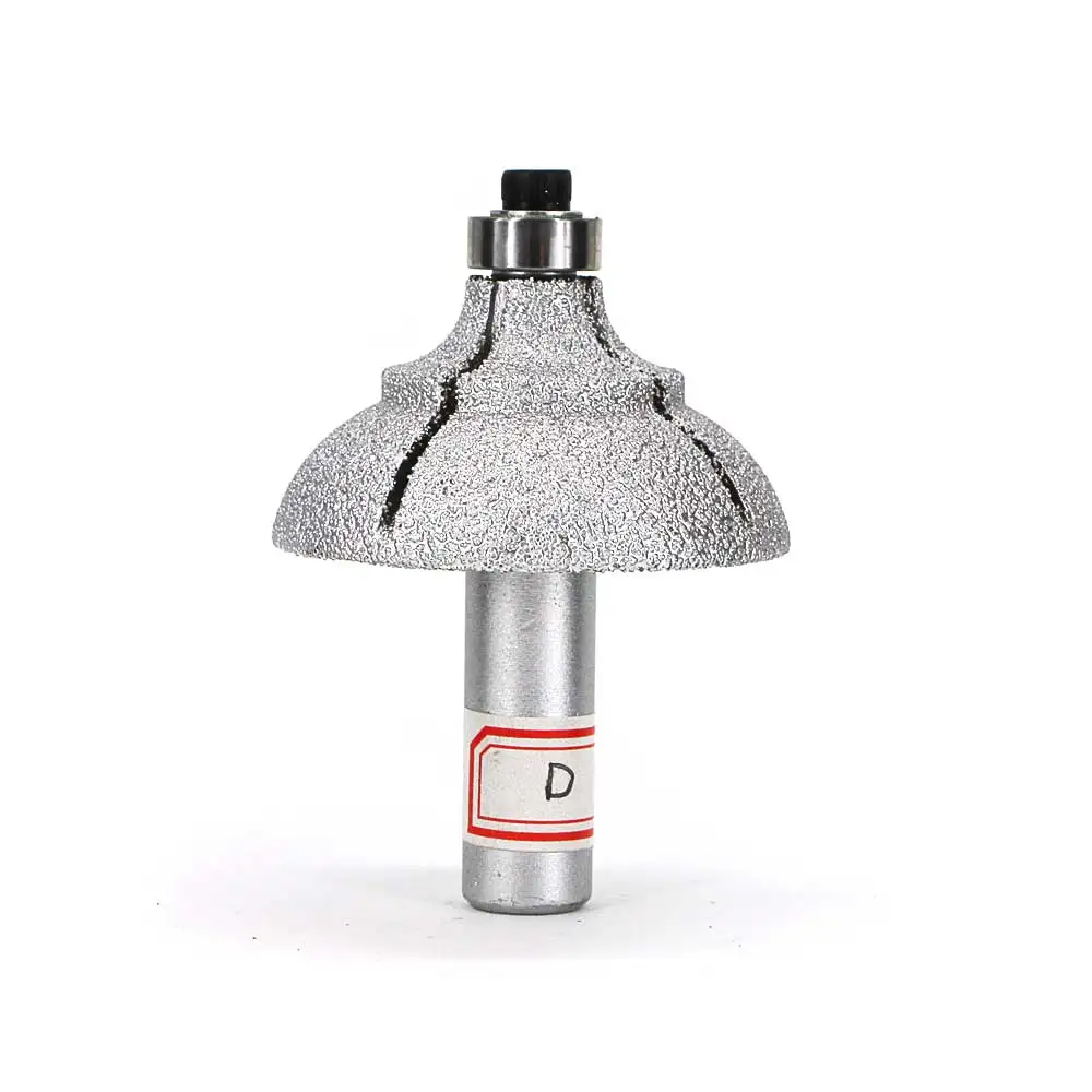 Brazed diamond tool bits are used for quartz stone, artificial stone, granite, marble, ceramic trimming, shape, grinding GJ017