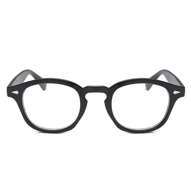 NYWOOH, ретро очки, черные, для женщин и мужчин, классические, оправа для очков, оптическая оправа для очков, прозрачные линзы, стиль "Джони Депп"