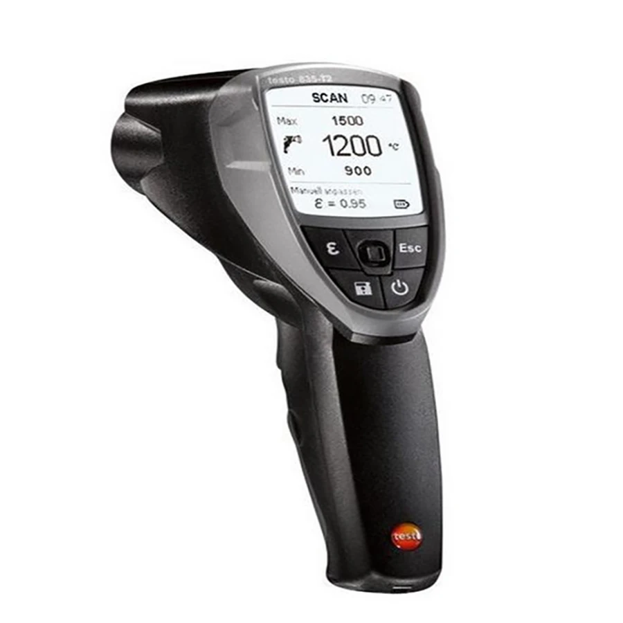 

Infrared temperature measuring instrument testo 835-T2 - The pro when it comes to high temperatures