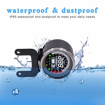 

Hot Sales Car Accessories Motorcycle LCD Instrument Panel Multi-Function Meter 12000rpm Speed Meter Top Brand Car-Styling