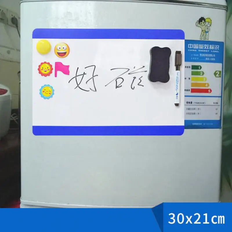 

Color Side Whiteboard Refrigerator Sticker Can Be Erased Mini White Board Sticker Note Message Board Magnetic