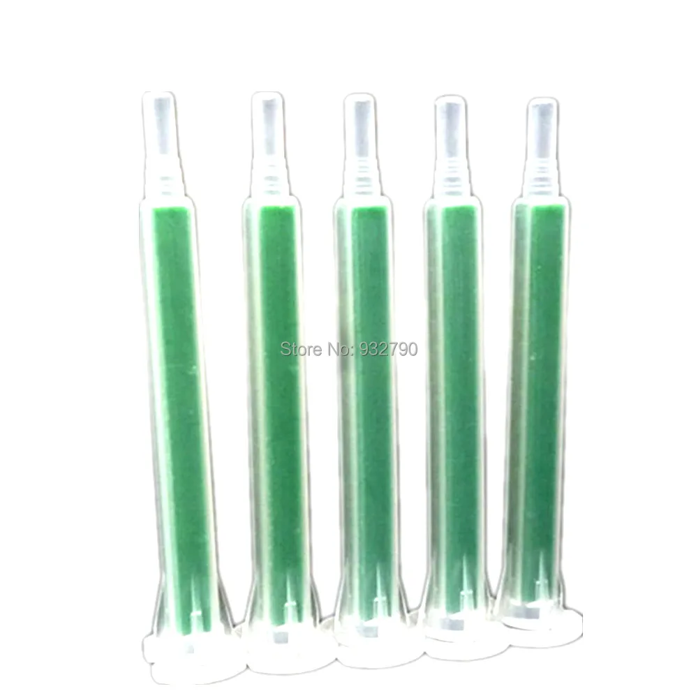

5pcs Plastic AB Glue Resin Static Mouth Mixing Nozzles Tube 83mm Two Component Liquid Mixing Needles Tube For AB Glue Mixed Use