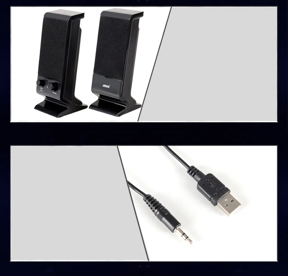 Колонки для компьютера SADA колонки с сабвуфером 3 5 мм питанием от USB настольных ПК