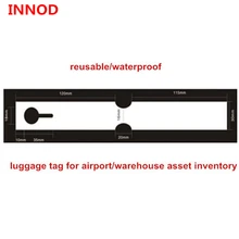 ПВХ гибкий водонепроницаемый склад логистика багажная бирка посторонний чип classepc класс 1 Gen2 длинный диапазон uhf rfid багажная бирка