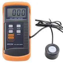 Высокое качество чувствительность УФ интенсивность излучения цифровой УФ-счетчик измерение UVC254 портативный ручной люкс детектор освещения