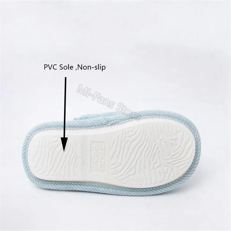 Xiaomi One Cloud Winter Home Cotton Slippers Plus Size 37-44 Non-Slip Thick Warm House Shoes Cotton Women Men Slippers 4 Colors (31)