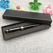 Большая ручка для уникального подарка на день рождения персональный подарок на свадьбу День Выгравированный с вашим именем/словами на корпусе ручки или колпачок в коробке