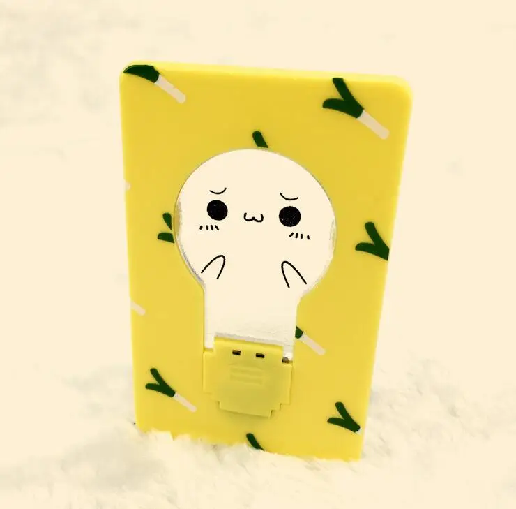 Милый мини светодиодный фонарь для кредитных карт Ночная переносная лампа Карманный светлый бумажник Размер дизайн детская настольная лампа Рождественский подарок 12 в свет - Испускаемый цвет: 6