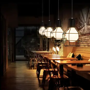 

Village Retro Ceiling Lights American Country Style Corridor Balcony Loft Lamp Iron Spray Painting Lamp Shade With E27 Bulb