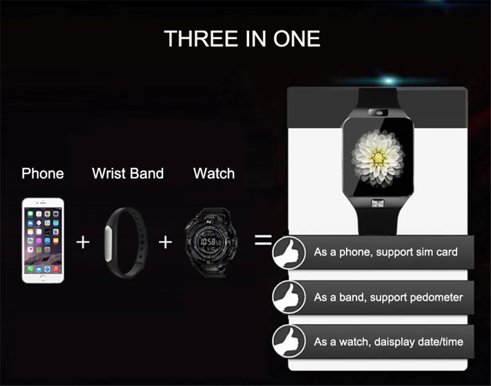 Новые Модные Смарт-часы DZ09 Bluetooth Smartwatch С sim-картой TF Solt шагомер наручные часы для Android IOS смартфонов