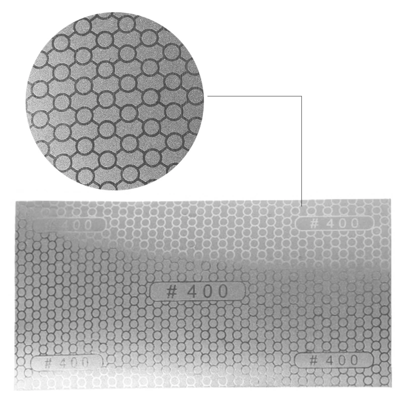 200x100mm Алмазное покрытие для пчелиных сот Сменные шлифовальные диски Грит 150/240/400/1000