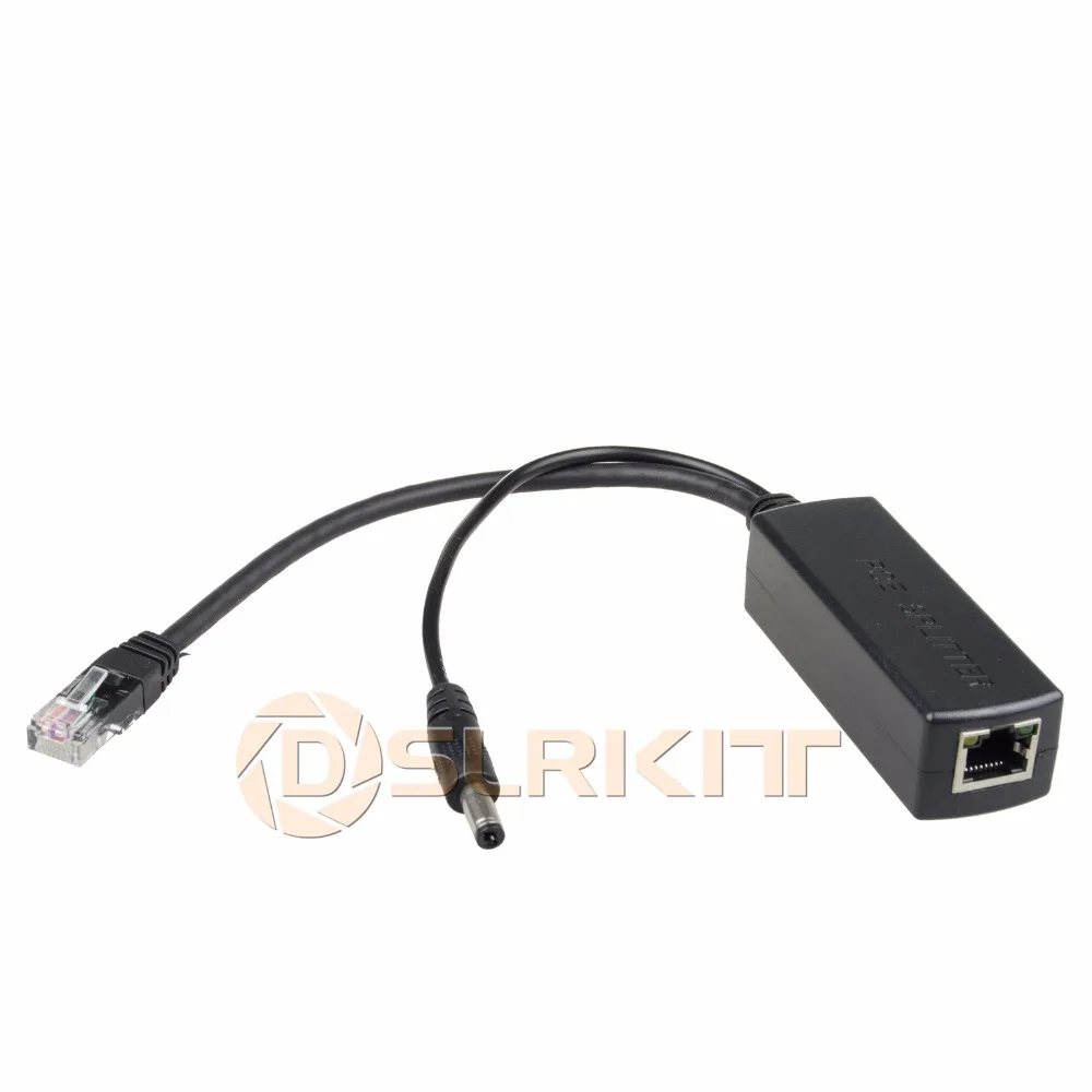 DSLRKIT Gigabit активный сплиттер POE Мощность Over Ethernet PoE 48 V-12 V 1A-2A 10/100/1000 Мбит/с