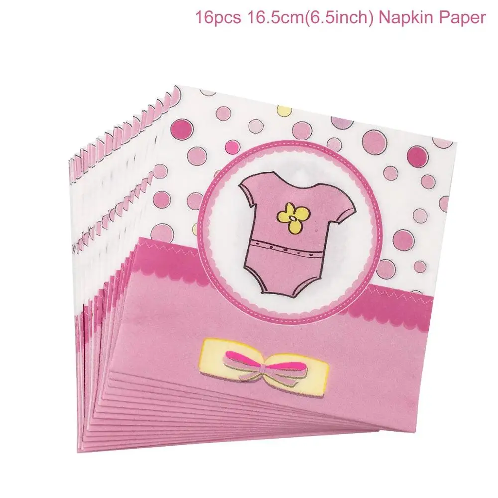 QIFU Baby Shower мальчик девочка его Девочка Синий Розовый воздушные шары для украшения вечеринок первый день рождения пол раскрыть BabyShower вечерние принадлежности - Цвет: Paper Towel 1