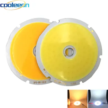 

COOLEEON 8CM Rounded COB LED Light Chip On Board 50W DC 30V LED Bulb 80mm Diameter Circular COB for House Traffic Work Lighting