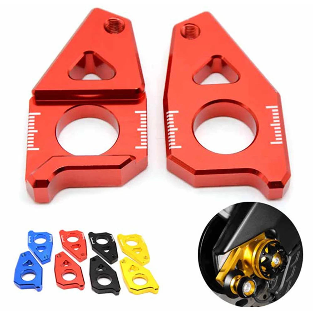 

1 pair Motorcycle Chain Adjuster chain adjuster tensioner for Yamaha TMAX 530 FZ1 FZ8 2012-2015 YZF R1 2005-2015