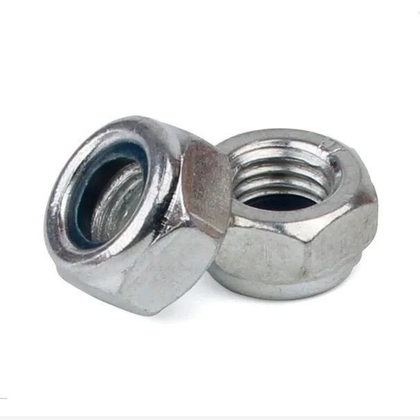 50PCS M3 Nylon Lock nut,Locking nut,Self lock nut,304 Stainless Steel