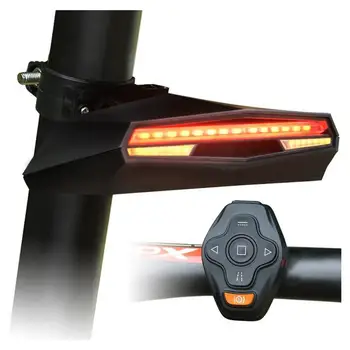 

Bike Tail Light with Turn Signals Wireless Remote Control Waterproof Bicycle Taillight USB Rechargeable Bike Brake Rear Lights