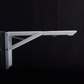 

10PCS DHL free shipping Iron folding shelf bracket bookself brackets decorative folding brackets scaffold home improvement
