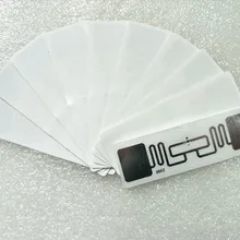 10 шт. ISO 18000-6C 915 МГц UHF RFID тег AZ 9662 H3 чип пассивная rfid-метка, UHF наклейка размер этикетки: 73*23 мм Диапазон чтения 6 м-8 м