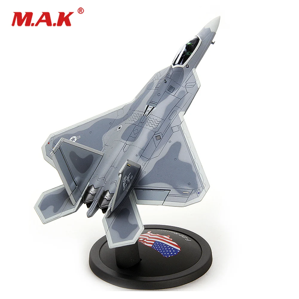 

Collectible 1/72 Scale Military Alloy Simulation Aircraft F-22 Raptor Fighter Airplane With Static Model for Fans Children Gift