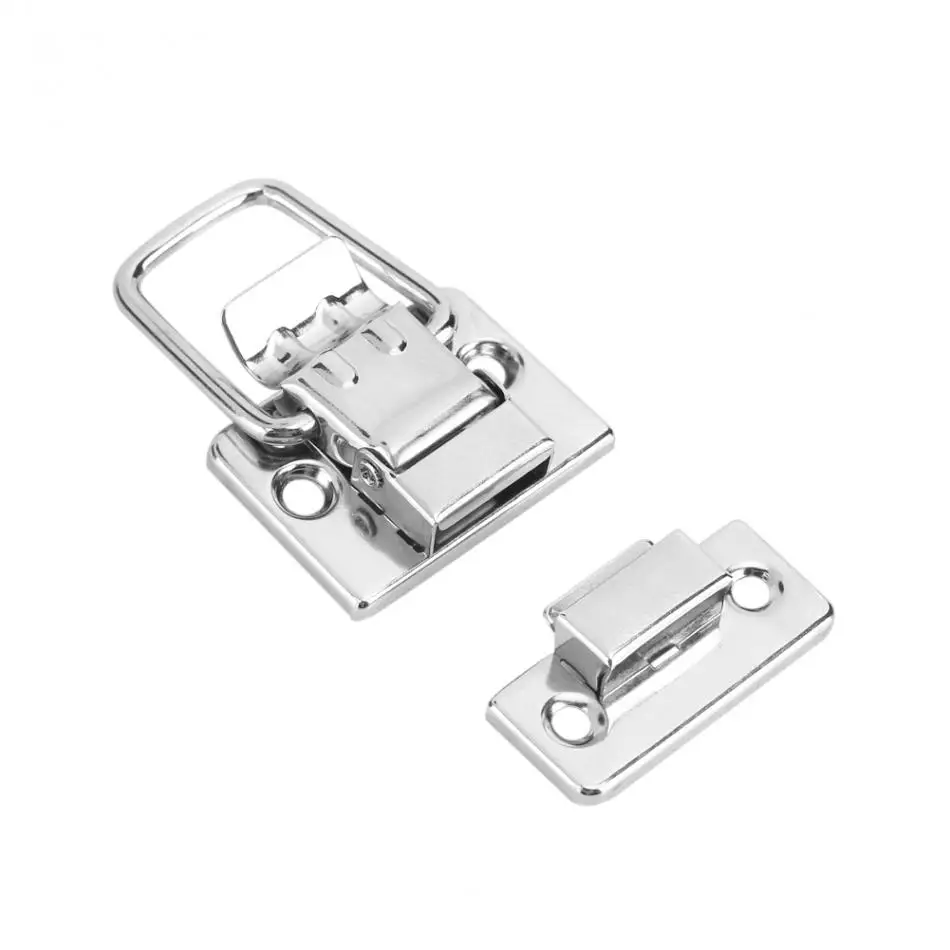 

10Pcs Suitcase Latches Hasps Silver Fastener Toggle Latch Catch Case Boxes Chests Lock