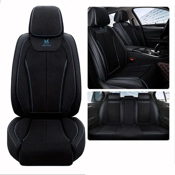 

Automobiles Leather&Flax auto car seat covers for honda accord 2003-2007 2018 honda civic 2018 crv jazz fit city Car styling