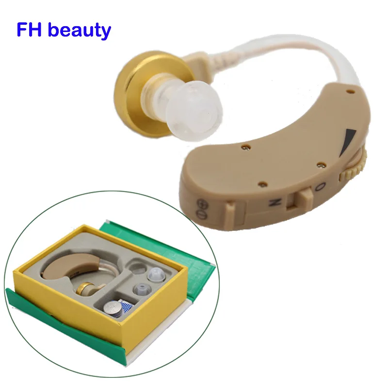Aparelho Auditivo Регулируемый невидимый слуховой аппарат усилитель громкости звука слуховой аппарат с батареями