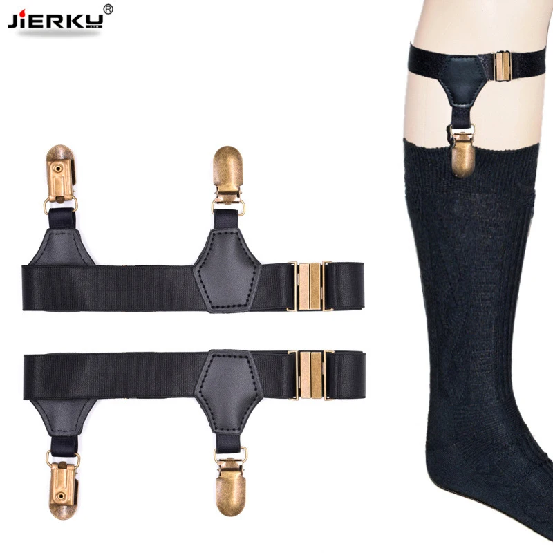 New Sock Stays Holder Gentleman Stocking Suspenders Elastic Uniform Leg