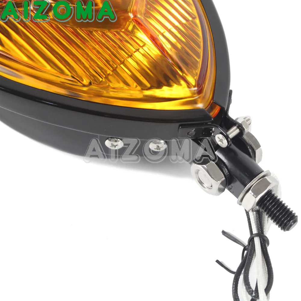 Ретро Треугольный светильник для старой школы 12 В 55 Вт Halo Harley Touring Sportster винтажный