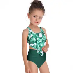 GI навсегда от 2 до 8 лет для девочек комплект одежды из 2 предметов бикини 2019 Chlidren Бандаж с высокой талией купальники малыш милый купальник