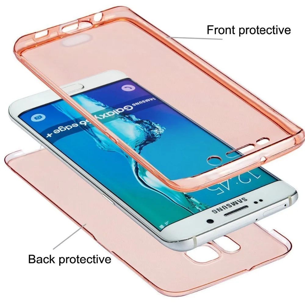 Чехол на весь корпус для Samsung Galaxy A71 A51 A10 A30 A40 A50 мягкий чехол A7 A8 2018 A750 J4 J6 Plus S20 J8 S8 S9