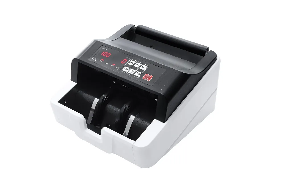 

Bill Counter Machine with UV/MG Counterfeit Detection, LED Display Money Counter Detecting US/EURO Lighter Machine Within 3KG