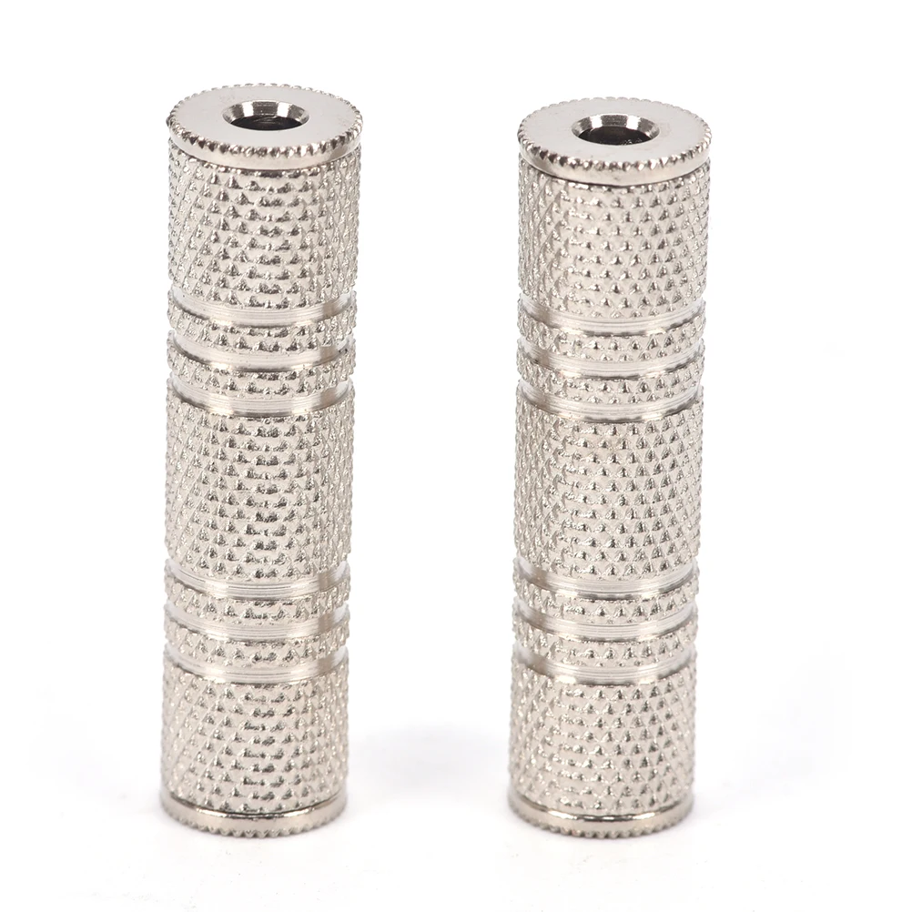 

2PC/lot 3.5mm Jack Female to 3.5 mm Female Connector F/F Stereo Audio Adapter Headphone Jack Coupler Adaptor Connector Hot Sale