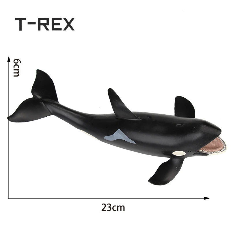 T REX 23 см большой размер морская жизнь Кит моделирование модель животного