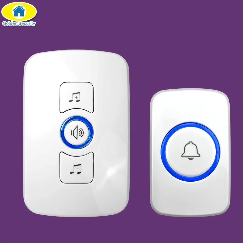 

M525 Wireless Doorbell System 32 Songs Optional Doorbell Transmitter Chime Welcome Security Alarm System Build-in Antenna