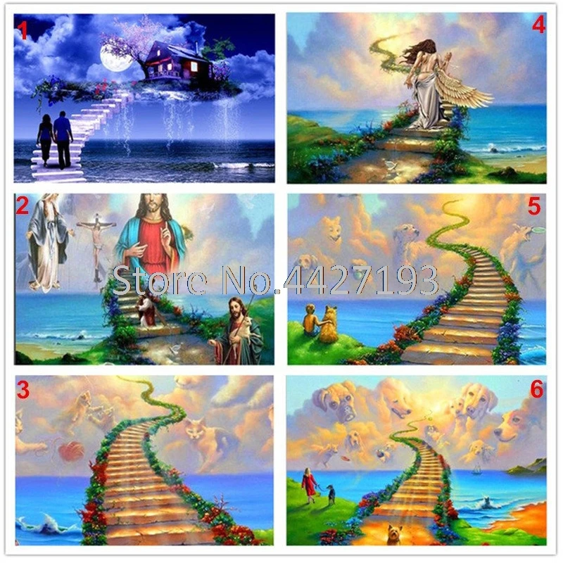 5D DIY Diamond Painting Full Cross Stitch Craft Kit Embroidery Rhinestone Arts Religion Jesus Christ | Дом и сад