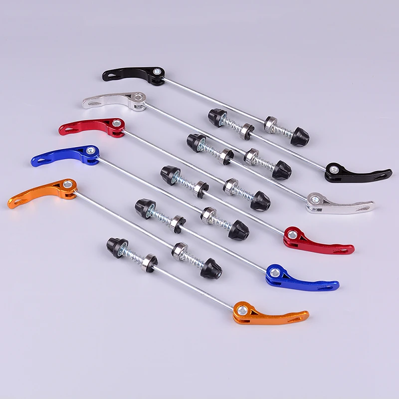 2PCS/Set Bicycle Wheel Hub Skewers Aluminium Alloy Quick Release Road Mountain Bike Front & Rear