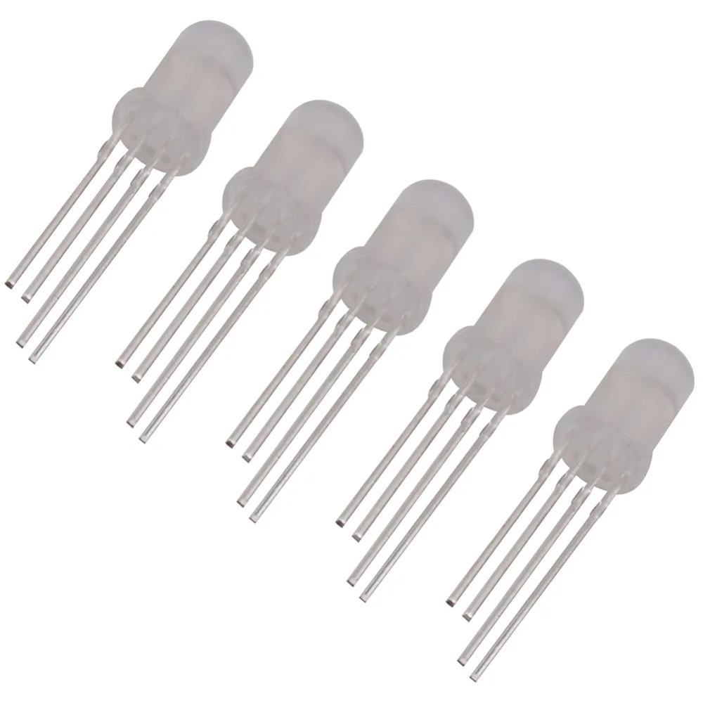 Круглые разноцветные неоновые светодиодные RGB чипы DC 5 В мм 8 IC APA106 F5 F8 Arduino матовые